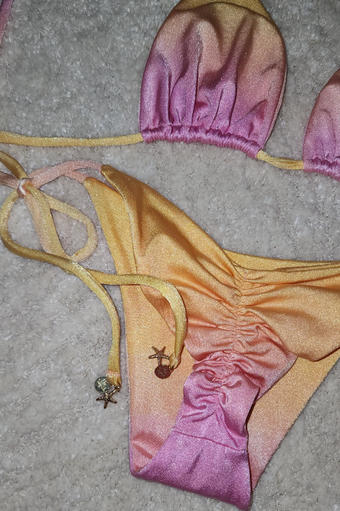 Panty Aura color Amarillo y Rosa